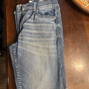 BKE Blue Straight Jeans Vintage Style